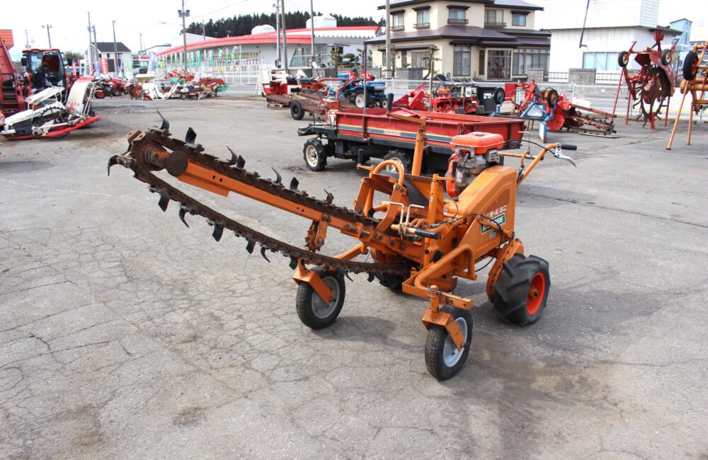 カワベ:HS-1502:ポートレンチャー:堀機:ミニモール:ベースカッター:掘削機:溝堀機:イモ堀:設備:GA160:5.8馬力:HS-1502:HIKOUSEN 長野発カワベ ポートレンチャー HS-150 長芋堀機 芋掘り 最大:4.5ps