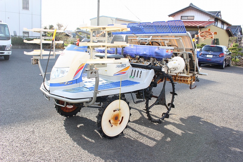千葉 イセキ 6条 田植機 PZ60-HVRLF ロータリー式 13.5馬力 374