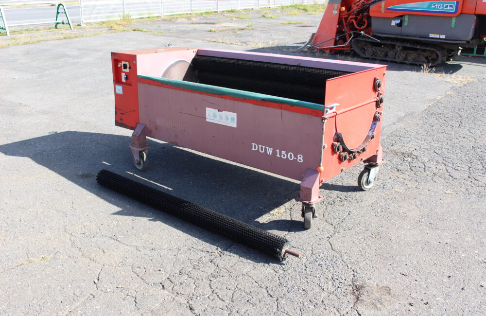 大根ニンジン洗浄機　サシナミ　DUW 150-8CF- 200V 中古 サシナミ 中古 にんじん洗浄機 DUW-150-8｜農家さんの味方｜全国
