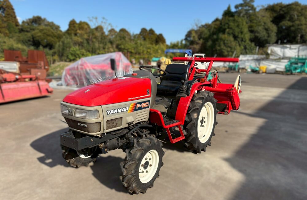 ヤンマー 中古 トラクター F180 アワーメーター750h｜農家さんの味方