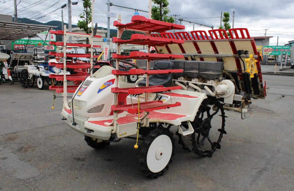 山形発 ヤンマー 中古 田植機 VP6 アワー444h 6条植え｜農家さんの味方