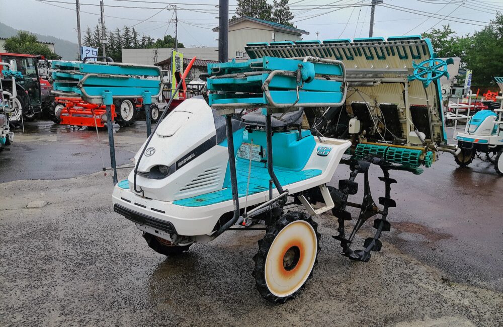 山形発 クボタ 中古 田植機 EP60 456h 自動水平 整地ローター Kubota 6
